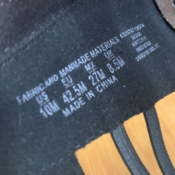 Laura Scott | Black Zipper Strappy Slip On Peep Toe Heels 10M NWOT - Picture 14 of 16